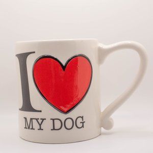 Grasslands Road I Love (Heart) My Dog Mug, New